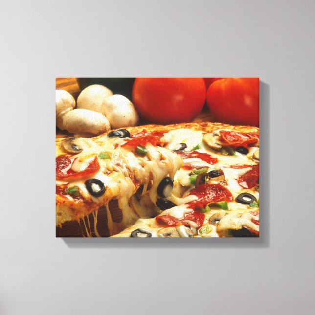 Pizzeria Canvas Print (Front)