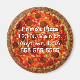 Pizzeria personnalisée Pizza Magnet promotionnel