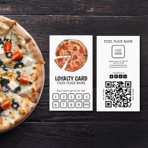 Pizzeria QR Code Carte de fidélité simple