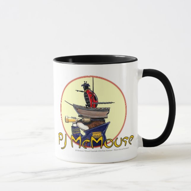 PJ McMouse logo mug! Mug (Right)