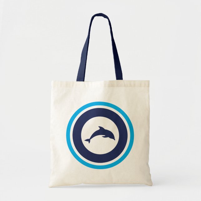 PJK Tote Bag / Dolphin & Kanji Design (Devant)