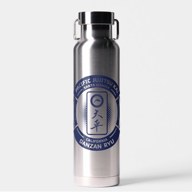 PJK Vacuum Insulated 22oz Bottle / logo in blue (Front)