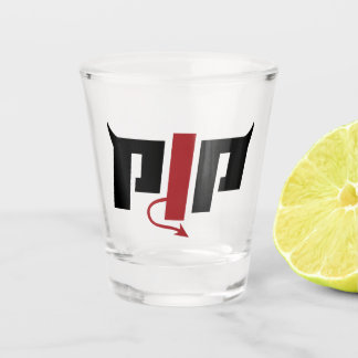 PJP Horn Logo - Pierce Jackson Productions Merch Shot Glass