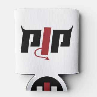 PJP Monster Logo -Pierce Jackson Productions Merch Can Cooler