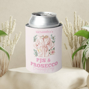 Pjs and Prosecco Bachelorette Can Cooler