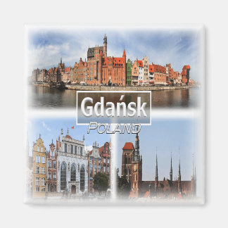 PL0022 Europe, Poland, Gdansk fridge Magnet