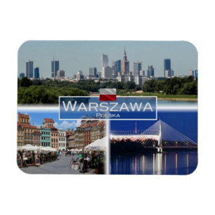 PL Poland  Polska - Warszawa Warsaw - Magnet