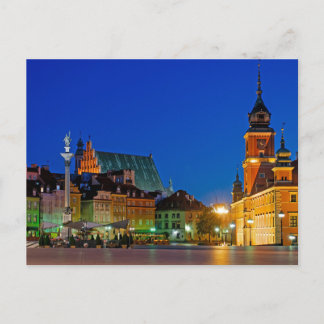 Plac Zamkowy Warsaw Poland Postcard