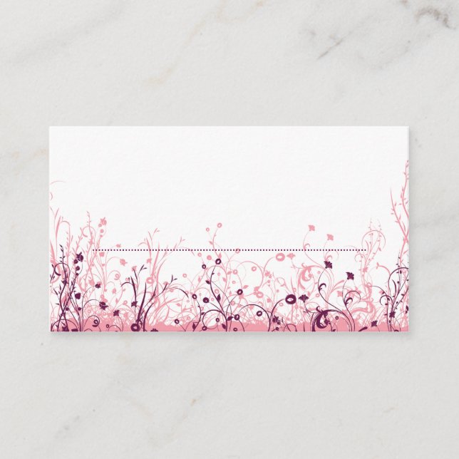 Place Card ~ Butterfly Garden 3 (Front)