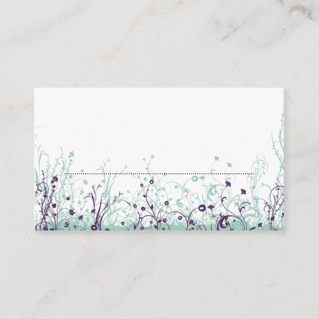 Place Card ~ Butterfly Garden 9 (Front)