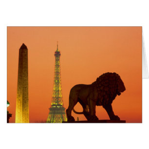 Place de la Concorde; Eiffel Tower; Obelisk;