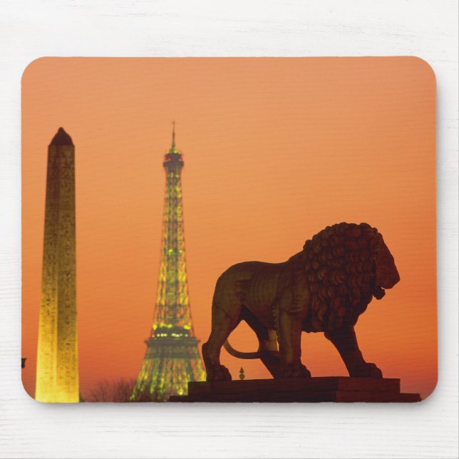 Place de la Concorde; Eiffel Tower; Obelisk; Mouse Pad (Front)
