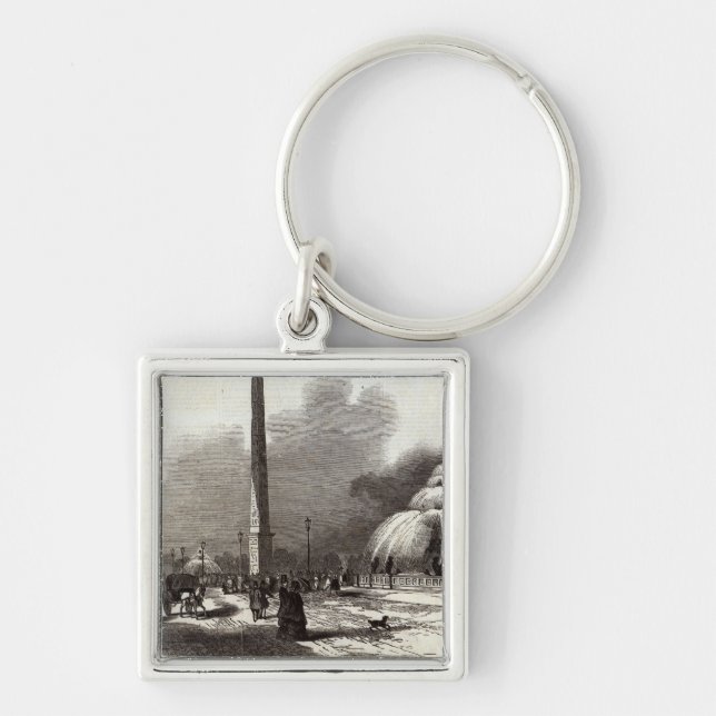 Place de la Concorde, Paris Keychain (Front)