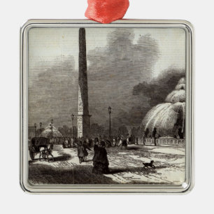 Place de la Concorde, Paris Metal Ornament