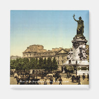 Place de la Republique 1900, Vintage Paris France