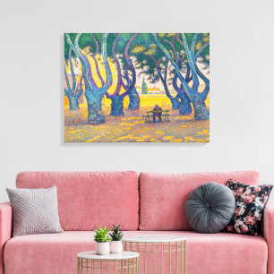 Place des Lices, St. Tropez Paul Signac Canvas Print