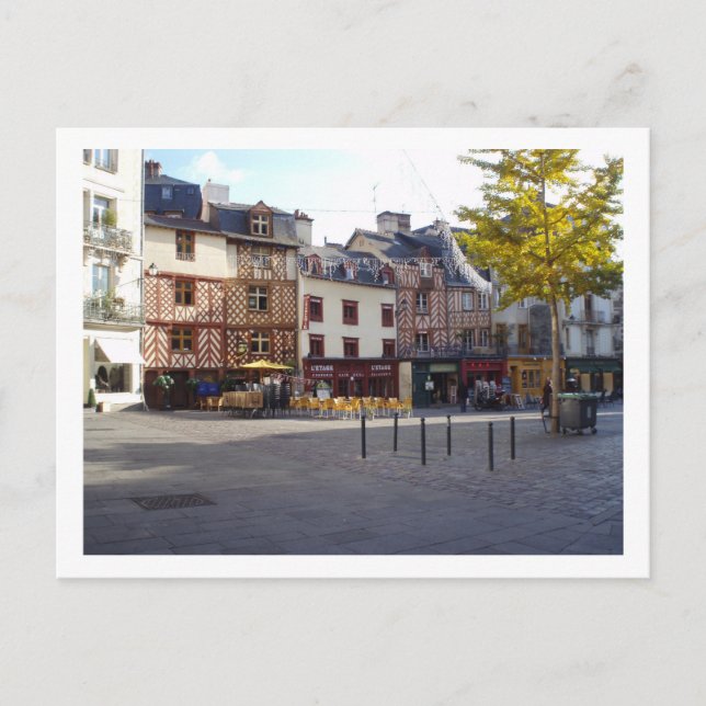 Place du Champ Jacquet Postcard (Front)