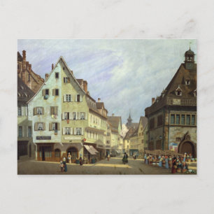 Place du Marche-aux-Fruits, Colmar, 1875 Postcard