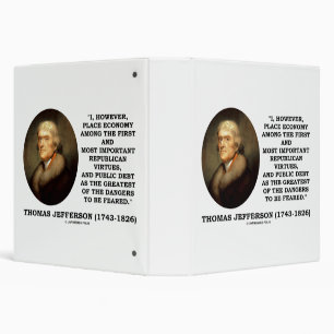 Place Economy Among First Most Important Virtues Binder