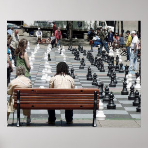 Place Émilie-Gamelin in Montreal,Chess in the Par Poster