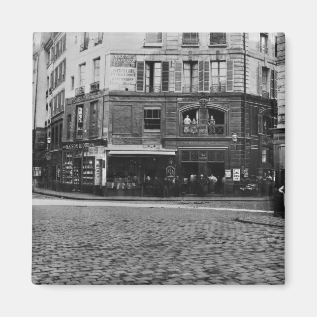 Place Gozlin, Paris c.1865 Magnet (Front)