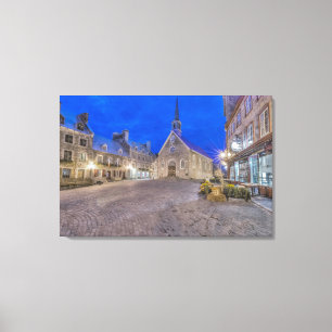 Place Royale at dawn Canvas Print