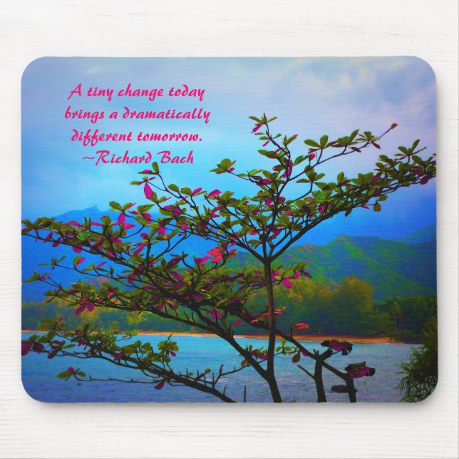 Place Your Favourite Quote: Nature Inspired Mouse Pad (Front)
