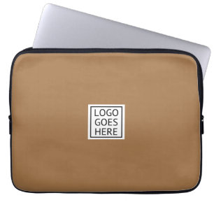 Place Your Logo Here Personalized Laptop Sleeve
