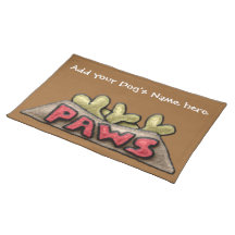 Placemat for under Dog Dish Keep the floor clean