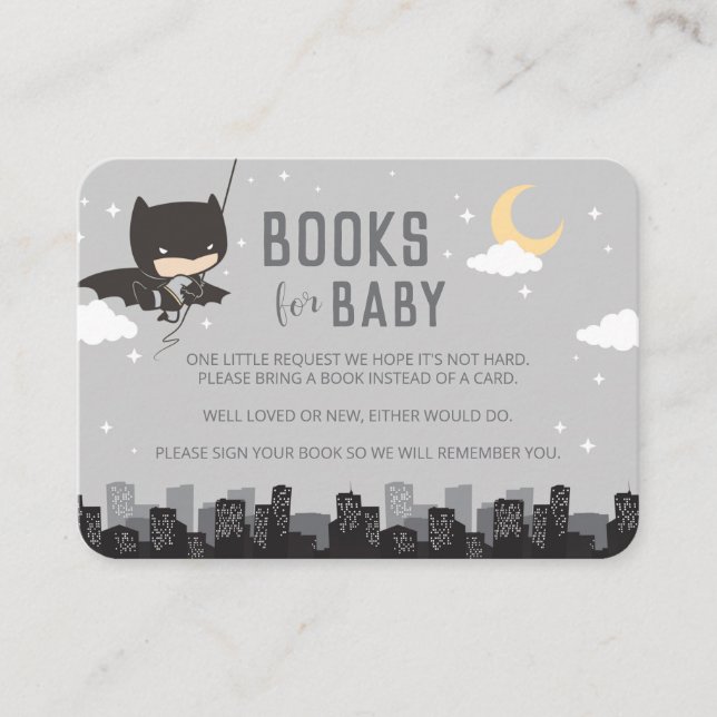 Placement Batman Books for Baby | Carte d'insertion de Baby  (Devant)