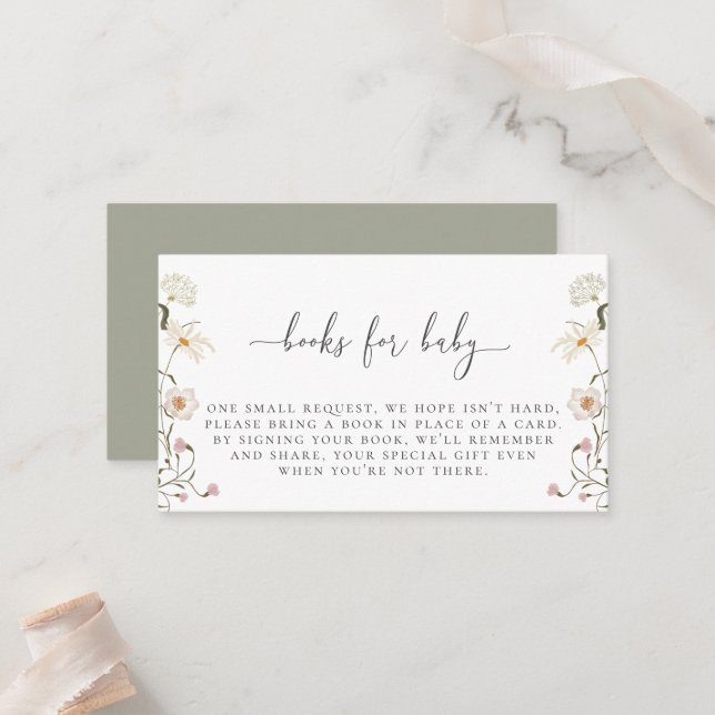 Placement Carte Boîtier de demande de réservation de fleur s (Devant/Arrière en situation)