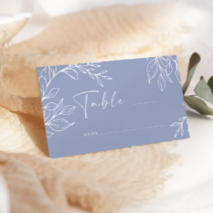 Placement Carte d'accompagnement de mariage simple Fleur de 