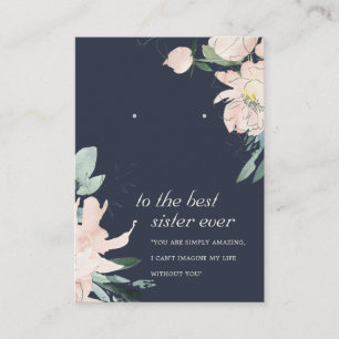 PLACEMENT CARTE D'AFFICHAGE DE LA SOEUR FLORALE MARINE