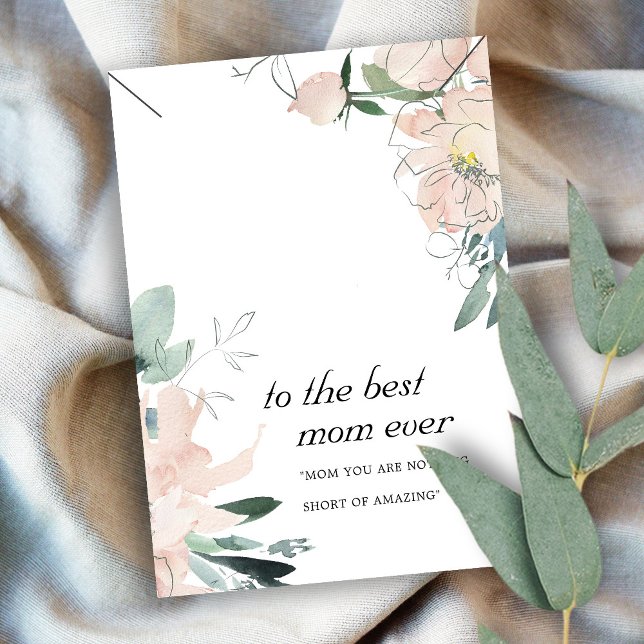 PLACEMENT CARTE D'AFFICHAGE DE LACE DE COUCHER FLORALE ROSE  (Créateur téléchargé)