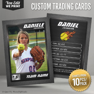 Placement Carte de collection personnalisée de softball Grap