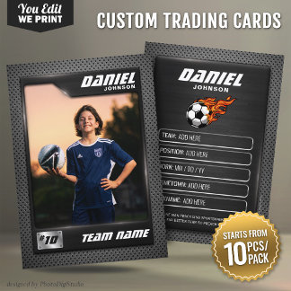 Placement Carte de commerce de football personnalisée Graphi