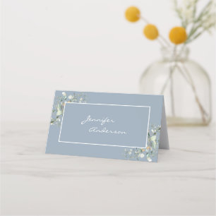 Placement Carte de feuille couleur et verte Hydrangea