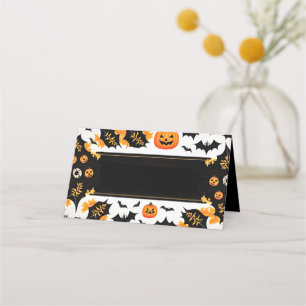 Placement Carte de lieu du nom d'Halloween