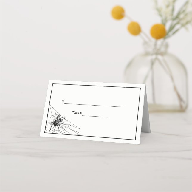 Placement Carte de lieu Spider Web Escort (Dos)