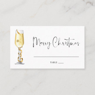 Placement Carte de Noël personnalisable pour la table