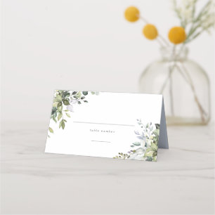 Placement Carte de place Dusty Blue Florals