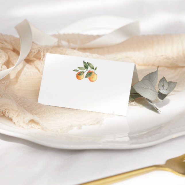 Placement Carte de place mariage Citrus cutie (Créateur téléchargé)