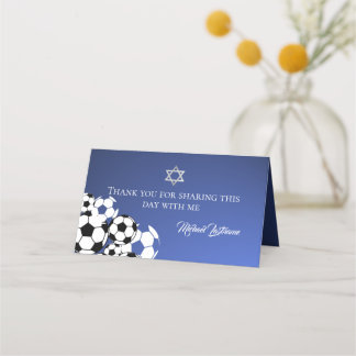 Placement Carte de place Soccer Bar Mitzvah