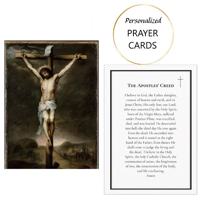 Placement Carte de prière catholique du Symbole des Apôtres  (Créateur téléchargé)