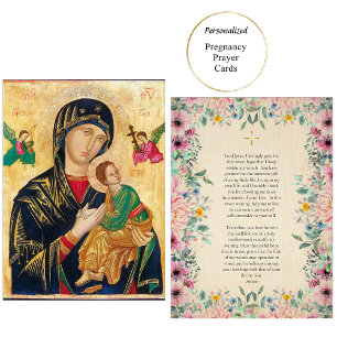 Placement Carte de prière de grossesse de la Theotokos et de