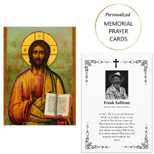 Placement Carte de prière minimaliste orthodoxe