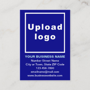 Placement Carte de repérage plate bleue de marque commercial
