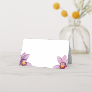 Placement Carte de séjour orchidée fleurs. Floral mariage Ha