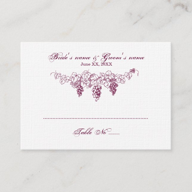Placement Carte de siège du client (Devant)