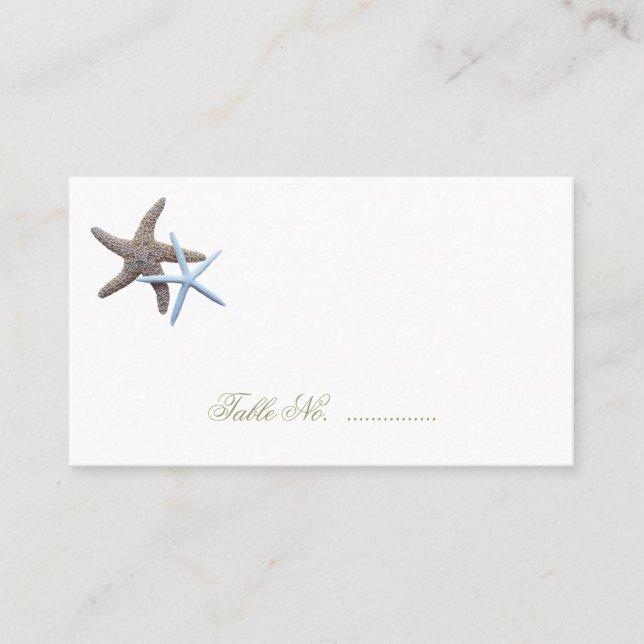 Placement Carte de siège Starfish Couple Escort (Devant)